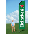 15ft Customized Flag with Ground Stake-Double